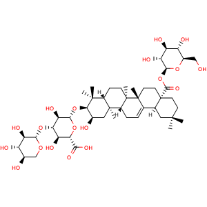 Chemical structure of Celosin K , CAS 1950579-53-9, AChemBlock AD248163