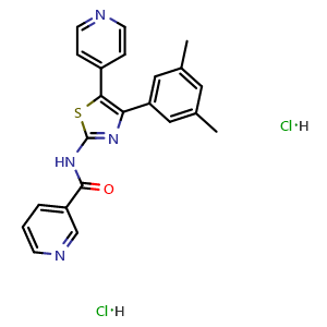 Chemical structure of DPTN dihydrochloride , CAS 325767-87-1, AChemBlock AD248179
