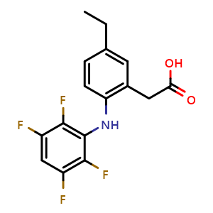 Chemical structure of Robenacoxib , CAS 220991-32-2, AChemBlock AD248186