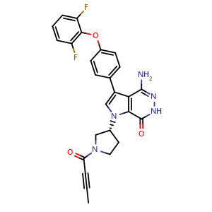 Chemical structure of Edralbrutinib , CAS 1858206-58-2, AChemBlock AD248192