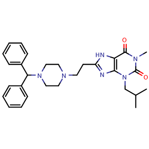 Chemical structure of Laprafylline , CAS 90749-32-9, AChemBlock AD248193