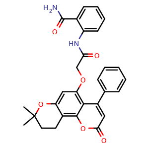 Chemical structure of CLK8 , CAS 898920-65-5, AChemBlock AD248205