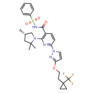Chemical structure of Bamocaftor , CAS 2204245-48-5, AChemBlock AD248211