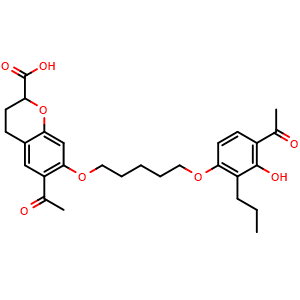 Chemical structure of Ablukast , CAS 96566-25-5, AChemBlock AD248213
