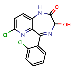 Chemical structure of Lopirazepam , CAS 42863-81-0, AChemBlock AD248214
