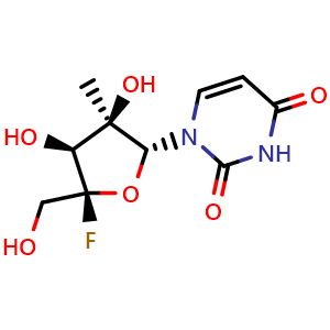 Chemical structure of Adafosbuvir PM , CAS 1613589-04-0, AChemBlock AD248223