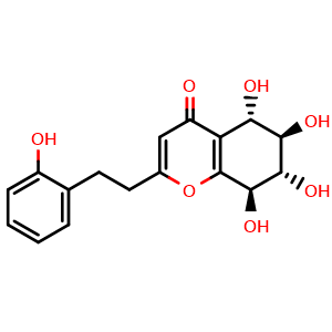 Chemical structure of 2'-Hydroxylisoagarotetrol , CAS 104926-77-4, AChemBlock AD248226