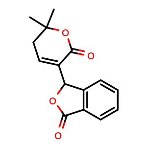 Chemical structure of Catalpalactone , CAS 1585-68-8, AChemBlock AD248232