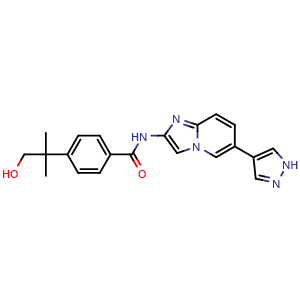 Chemical structure of CLK1/2-IN-3 , CAS 1005784-60-0, AChemBlock AD248250