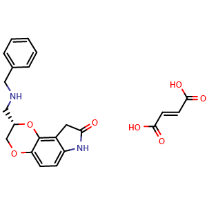 Chemical structure of Aplindore Fumarate , CAS 189681-71-8, AChemBlock AD248266