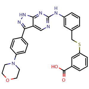 Chemical structure of Myosin V-IN-1 , CAS 1259177-59-7, AChemBlock AD248276