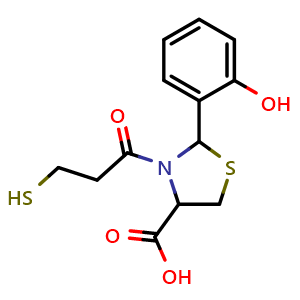Chemical structure of Rentiapril racemate , CAS 72679-47-1, AChemBlock AD248277