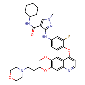 Chemical structure of AXL-IN-13 , CAS 2376928-82-2, AChemBlock AD248279