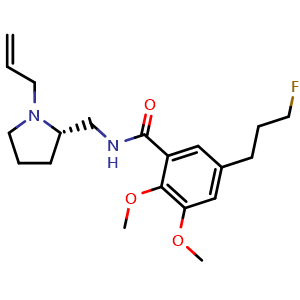 Chemical structure of Fallypride , CAS 166173-78-0, AChemBlock AD248286