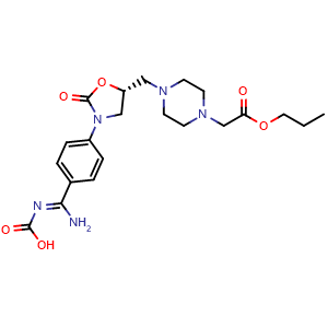 Chemical structure of Gantofiban , CAS 183547-57-1, AChemBlock AD248304