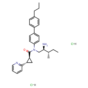 Chemical structure of 2-PCCA hydrochloride , CAS 1609563-70-3, AChemBlock AD248316