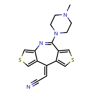 Chemical structure of (Z)-Tenilapine , CAS 82650-82-6, AChemBlock AD248319