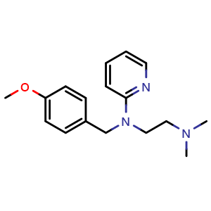 Chemical structure of Mepyramine , CAS 91-84-9, AChemBlock AD248333