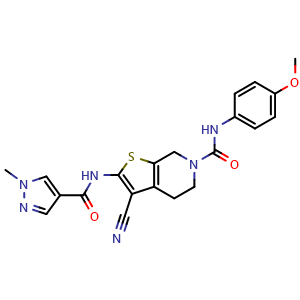 Chemical structure of STAT3-IN-13 , CAS 2248552-86-3, AChemBlock AD248343