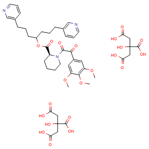 Chemical structure of Biricodar dicitrate , CAS 174254-13-8, AChemBlock AD248348