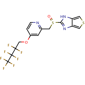 Chemical structure of Saviprazole , CAS 121617-11-6, AChemBlock AD248350