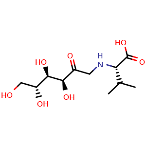 Chemical structure of Fructosylvaline , CAS 10003-64-2, AChemBlock AD248380