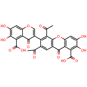 Chemical structure of Vinaxanthone , CAS 133293-89-7, AChemBlock AD248392
