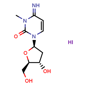 Chemical structure of 2'-Deoxy-N3-methylcytidine (hydriodide) , CAS 79043-77-9, AChemBlock AD248405