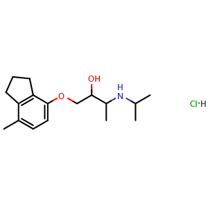 Chemical structure of ICI-118551 Hydrochloride , CAS 1217094-53-5, AChemBlock AD248428