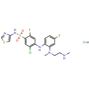 Chemical structure of Aneratrigine hydrochloride , CAS 2097163-75-0, AChemBlock AD248437