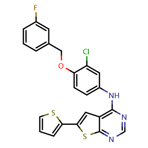 Chemical structure of EGFR/ErbB-2 inhibitor-1 , CAS 1135150-79-6, AChemBlock AD248438
