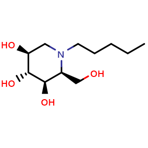 Chemical structure of Sinbaglustat , CAS 441061-33-2, AChemBlock AD248466