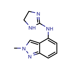 Chemical structure of Indanidine , CAS 85392-79-6, AChemBlock AD248482