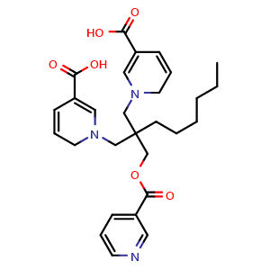 Chemical structure of Hepronicate , CAS 7237-81-2, AChemBlock AD248496