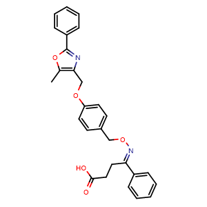 Chemical structure of Imiglitazar , CAS 250601-04-8, AChemBlock AD248498