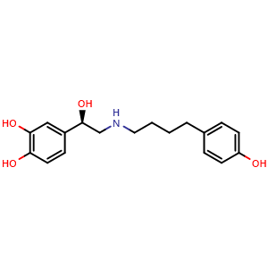 Chemical structure of Arbutamine , CAS 128470-16-6, AChemBlock AD248555