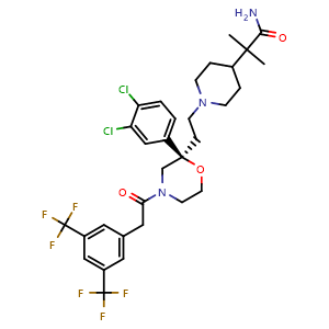 Chemical structure of Burapitant , CAS 537034-22-3, AChemBlock AD248570