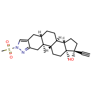 Chemical structure of Zanoterone , CAS 107000-34-0, AChemBlock AD248578