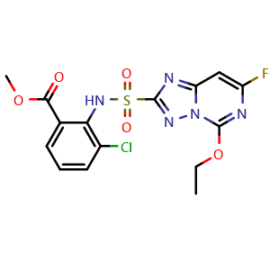 Chemical structure of Cloransulam-methyl , CAS 147150-35-4, AChemBlock AD248600