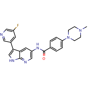 Chemical structure of CLK1-IN-3 , CAS 2922550-28-3, AChemBlock AD248603