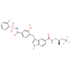 Chemical structure of Masilukast , CAS 136564-68-6, AChemBlock AD248605