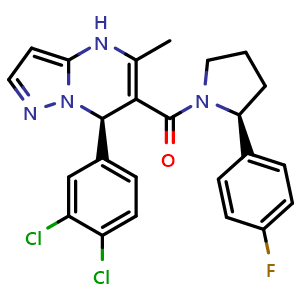 Chemical structure of BMS-394136 , CAS 343246-73-1, AChemBlock AD248610