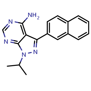 1-(1-Methylethyl)-3-(2-naphthalenyl)-1H-pyrazolo[3,4-d]pyrimidin-4-amine
