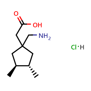 Chemical structure of Atagabalin HCl , CAS 223445-67-8, AChemBlock AD248634