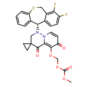 Chemical structure of Cap-dependent endonuclease-IN-1 , CAS 2365473-17-0, AChemBlock AD248643