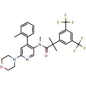 Chemical structure of Befetupitant , CAS 290296-68-3, AChemBlock AD248644