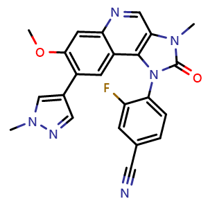 Chemical structure of M3541 , CAS 1360628-91-6, AChemBlock AD248658