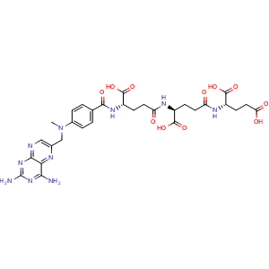 Chemical structure of Methotrexate Triglutamate , CAS 41600-14-0, AChemBlock AD248665