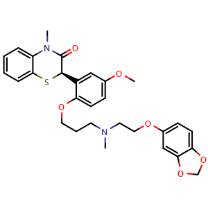 Chemical structure of Sesamodil , CAS 116476-13-2, AChemBlock AD248682
