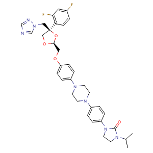 Chemical structure of Pramiconazole , CAS 219923-85-0, AChemBlock AD248686